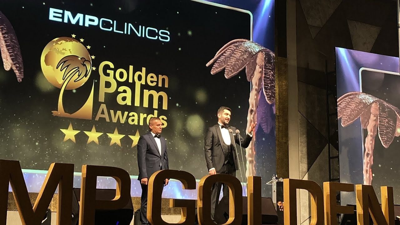 EMPCLINICS Golden Palm Awards sahnesi