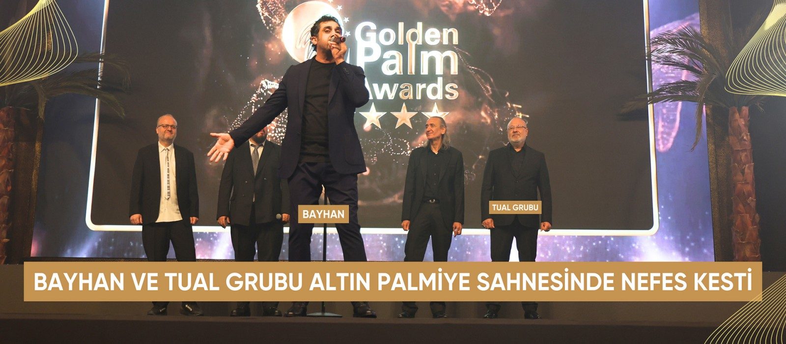 Golden Palm Awards sahnesinden bir performans anı